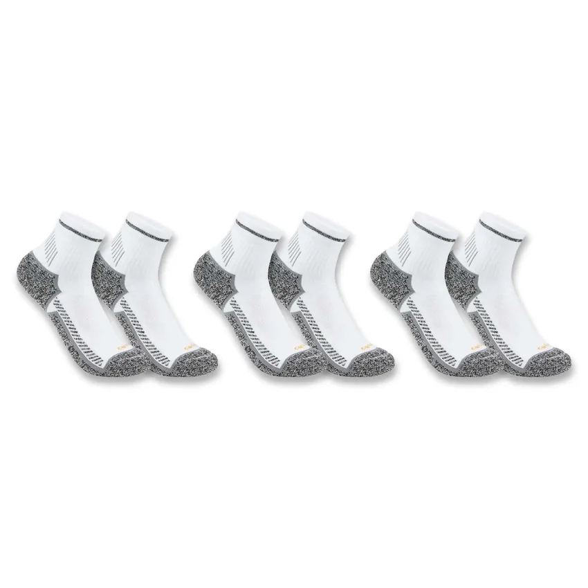 Carhartt Force® mittelschwere Quartersocken, 3er-Pack