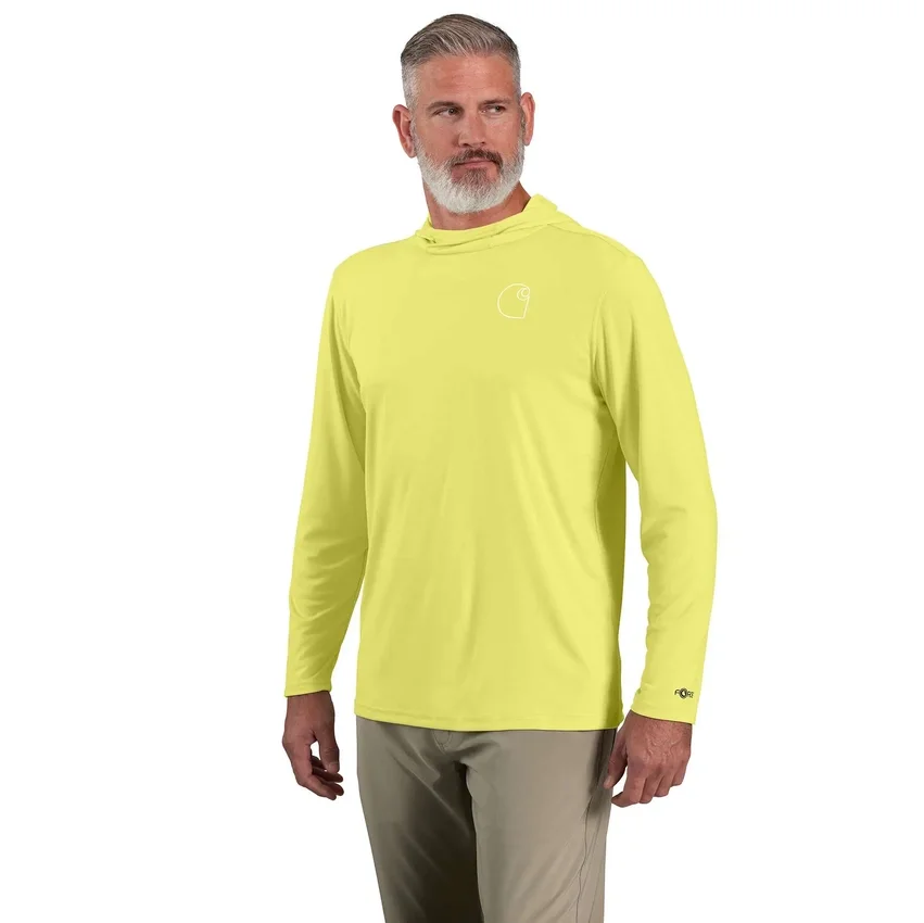 Carhartt Force Sun Defender UPF 50+ – Leichter, feuchtigkeitsableitender Langarm-Hoodie für Herren – Hoodies mit Sonnenschutz