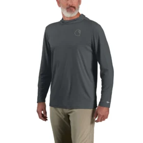 Carhartt Force Sun Defender UPF 50+ – Leichter, feuchtigkeitsableitender Langarm-Hoodie für Herren – Hoodies mit Sonnenschutz
