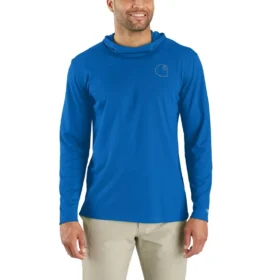 Carhartt Force Sun Defender UPF 50+ – Leichter, feuchtigkeitsableitender Langarm-Hoodie für Herren – Hoodies mit Sonnenschutz