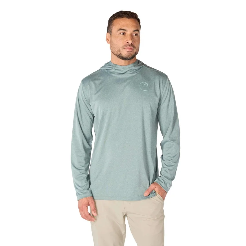 Carhartt Force Sun Defender UPF 50+ – Leichter, feuchtigkeitsableitender Langarm-Hoodie für Herren – Hoodies mit Sonnenschutz
