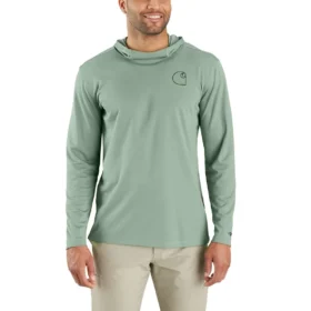 Carhartt Force Sun Defender UPF 50+ – Leichter, feuchtigkeitsableitender Langarm-Hoodie für Herren – Hoodies mit Sonnenschutz