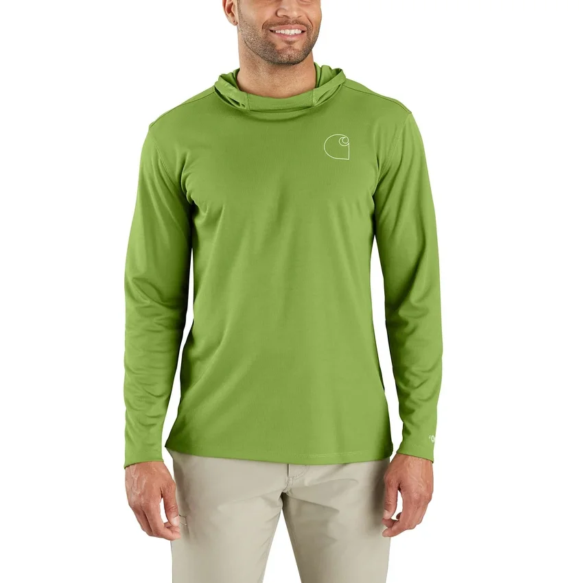 Carhartt Force Sun Defender UPF 50+ – Leichter, feuchtigkeitsableitender Langarm-Hoodie für Herren – Hoodies mit Sonnenschutz