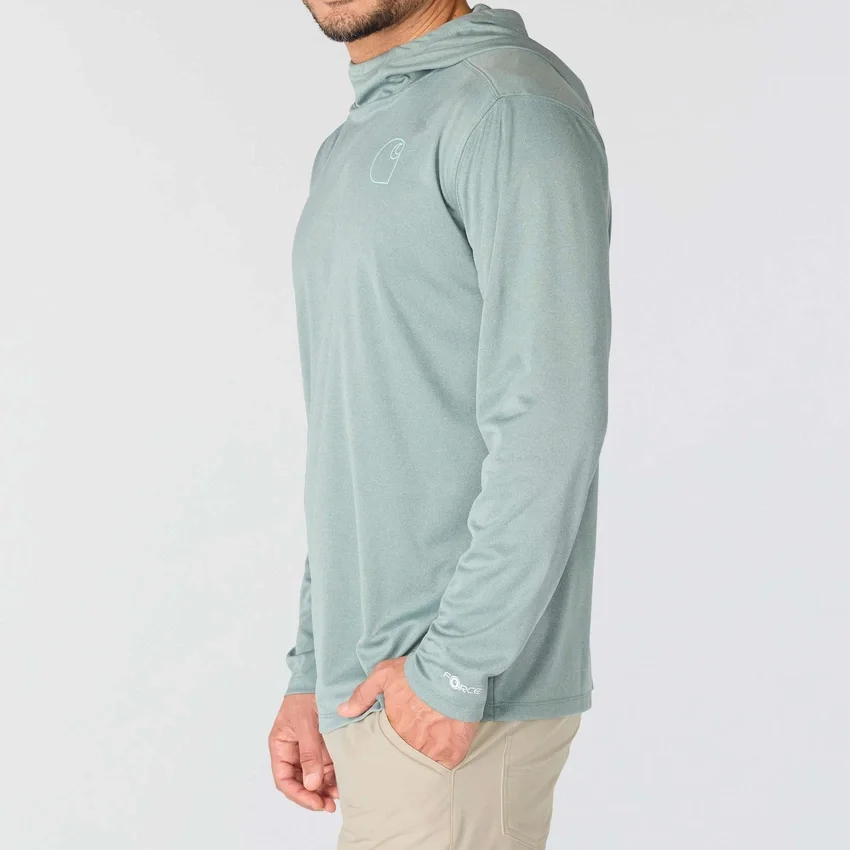 Carhartt Force Sun Defender UPF 50+ – Leichter, feuchtigkeitsableitender Langarm-Hoodie für Herren – Hoodies mit Sonnenschutz