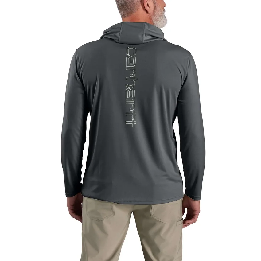 Carhartt Force Sun Defender UPF 50+ – Leichter, feuchtigkeitsableitender Langarm-Hoodie für Herren – Hoodies mit Sonnenschutz