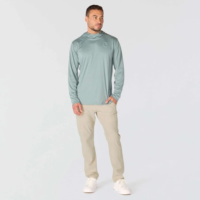 Carhartt Force Sun Defender UPF 50+ – Leichter, feuchtigkeitsableitender Langarm-Hoodie für Herren – Hoodies mit Sonnenschutz