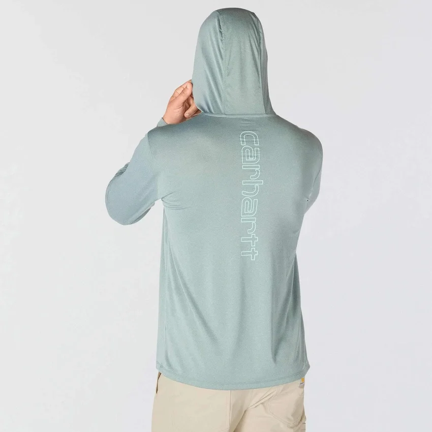 Carhartt Force Sun Defender UPF 50+ – Leichter, feuchtigkeitsableitender Langarm-Hoodie für Herren – Hoodies mit Sonnenschutz