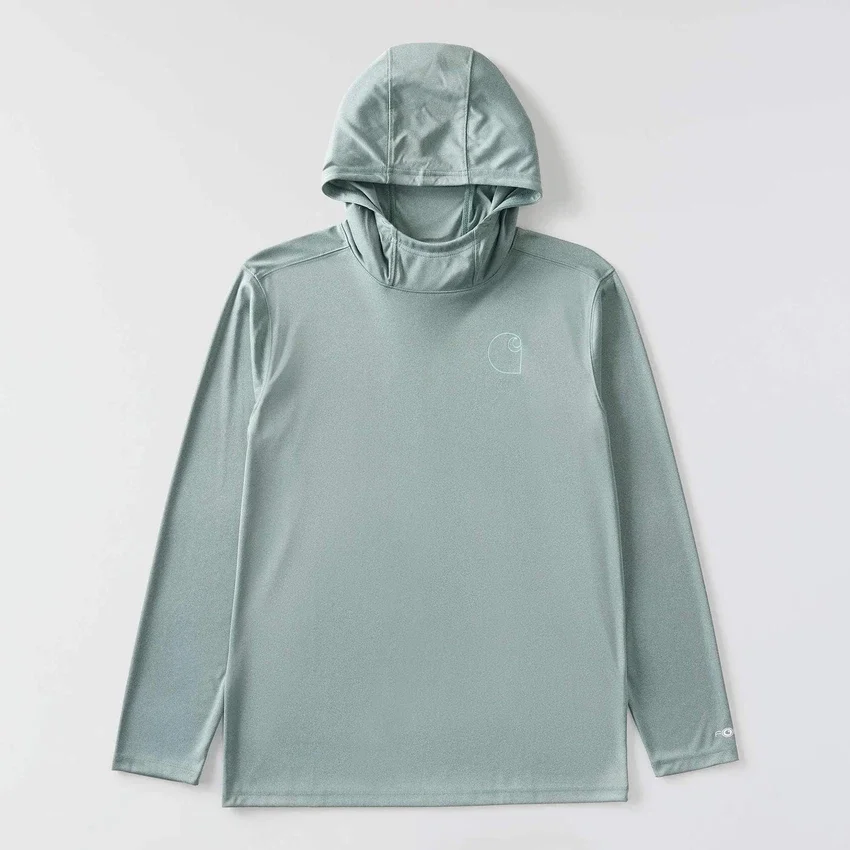 Carhartt Force Sun Defender UPF 50+ – Leichter, feuchtigkeitsableitender Langarm-Hoodie für Herren – Hoodies mit Sonnenschutz
