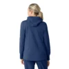 Carhartt-Hoodie für Damen mit durchgehendem Reissverschluss und Waffelstruktur