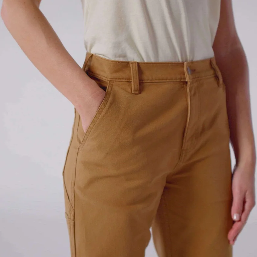 Carpenter-Hose aus Canvas für Damen