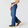 Carpenter Stretch-Arbeitsjeans für Damen mit mittlerer Leibhöhe