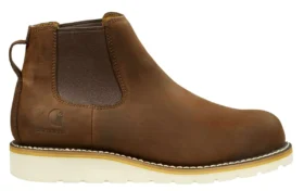Chelsea-Arbeitsstiefel mit Stahlkappe und Keilabsatz