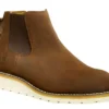 Chelsea-Arbeitsstiefel mit Stahlkappe und Keilabsatz