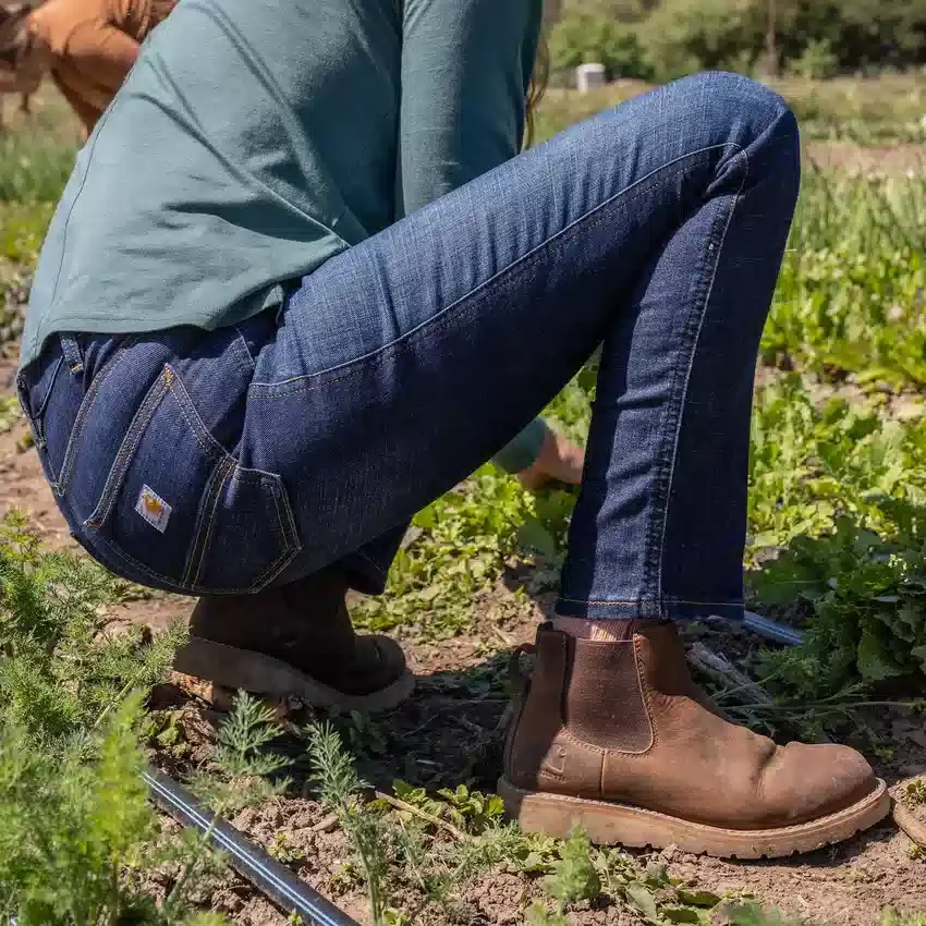 Chelsea-Stiefel mit Keilabsatz für Damen