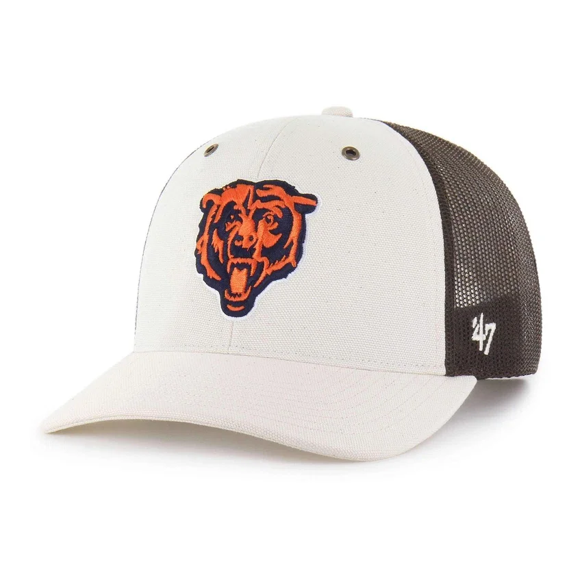 Chicago Bears '47 Ungefärbte Trucker-Kappe, lockere Passform