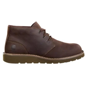 Chukka-Stiefel mit Keilabsatz und gerader Zehenpartie