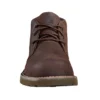 Chukka-Stiefel mit Keilabsatz und gerader Zehenpartie