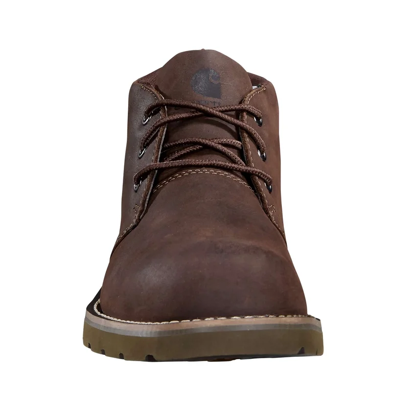 Chukka-Stiefel mit Keilabsatz und gerader Zehenpartie