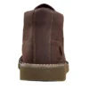 Chukka-Stiefel mit Keilabsatz und gerader Zehenpartie
