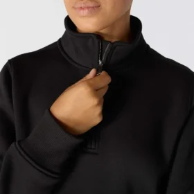 Clarksburg Sweatshirt mit Viertelreißverschluss für Damen