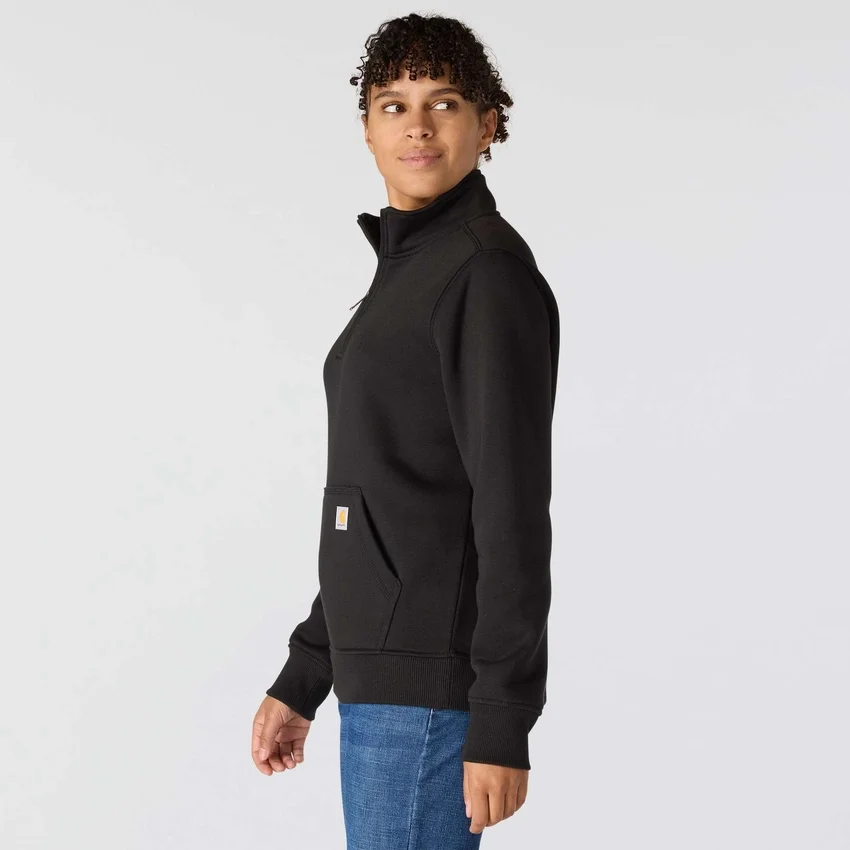Clarksburg Sweatshirt mit Viertelreißverschluss für Damen
