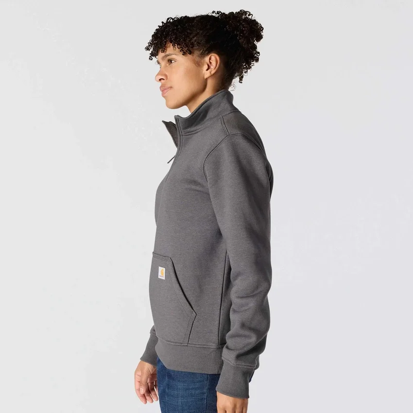 Clarksburg Sweatshirt mit Viertelreißverschluss für Damen