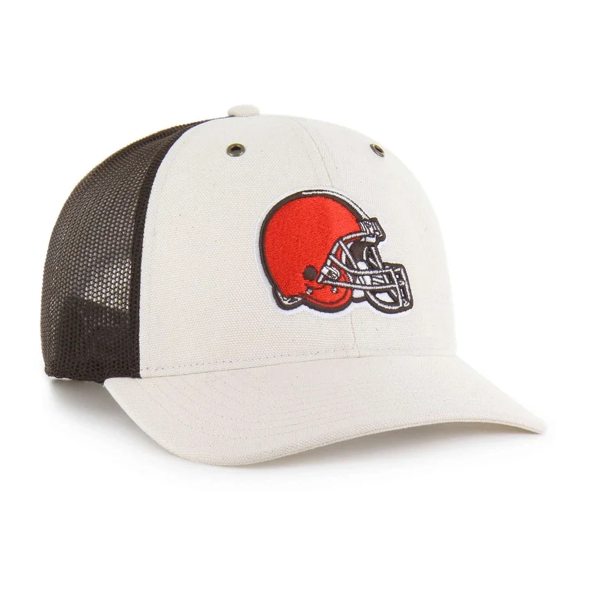 Cleveland Browns '47 Ungefärbte Trucker-Kappe, lockere Passform