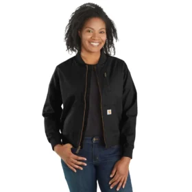 Crawford-Bomberjacke aus Canvas für Damen in lockerer Passform