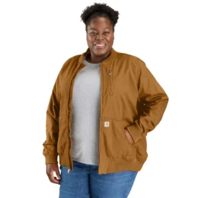 Crawford-Bomberjacke aus Canvas für Damen in lockerer Passform