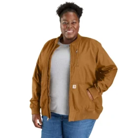 Crawford-Bomberjacke aus Canvas für Damen in lockerer Passform