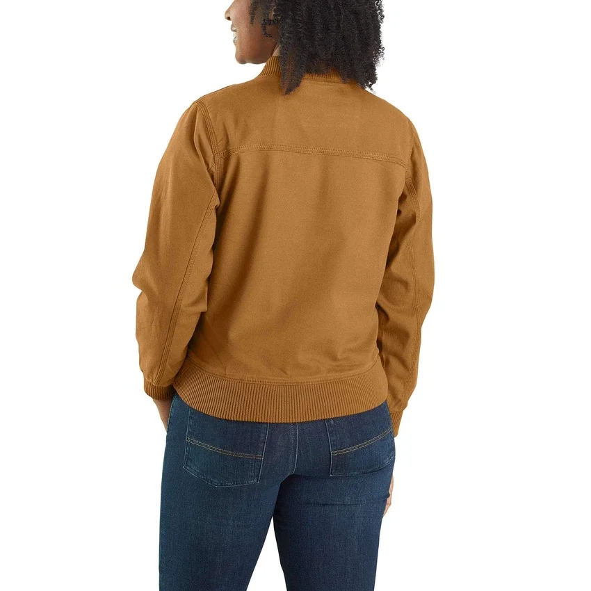 Crawford-Bomberjacke aus Canvas für Damen in lockerer Passform