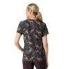 Cross-Flex-Scrub-Oberteil für Damen mit V-Ausschnitt und Print