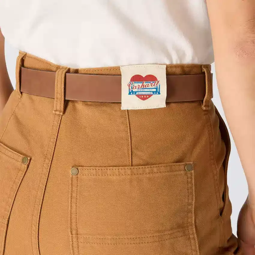 Damen-Arbeitshose aus Canvas mit doppeltem Kniebereich im Vintage-Schnitt