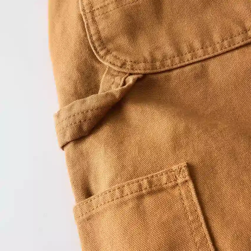 Damen-Arbeitshose aus Canvas mit doppeltem Kniebereich im Vintage-Schnitt