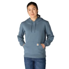 Damen-Hoodie mit «Sawyer Script Logo» auf den Armlingen