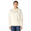 Damen-Hoodie mit «Sawyer Script Logo» auf den Armlingen