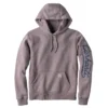 Damen-Hoodie mit «Sawyer Script Logo» auf den Armlingen