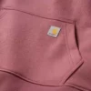 Damen-Hoodie mit «Sawyer Script Logo» auf den Armlingen