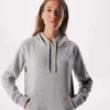 Damen-Hoodie mit «Sawyer Script Logo» auf den Armlingen