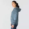 Damen-Hoodie mit «Sawyer Script Logo» auf den Armlingen