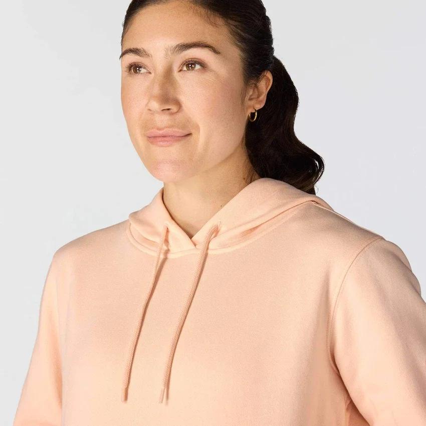 Damen-Hoodie mit «Sawyer Script Logo» auf den Armlingen