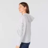 Damen-Hoodie mit «Sawyer Script Logo» auf den Armlingen
