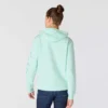 Damen-Hoodie mit «Sawyer Script Logo» auf den Armlingen