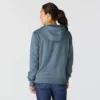 Damen-Hoodie mit «Sawyer Script Logo» auf den Armlingen