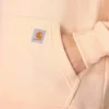 Damen-Hoodie mit «Sawyer Script Logo» auf den Armlingen
