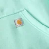 Damen-Hoodie mit «Sawyer Script Logo» auf den Armlingen