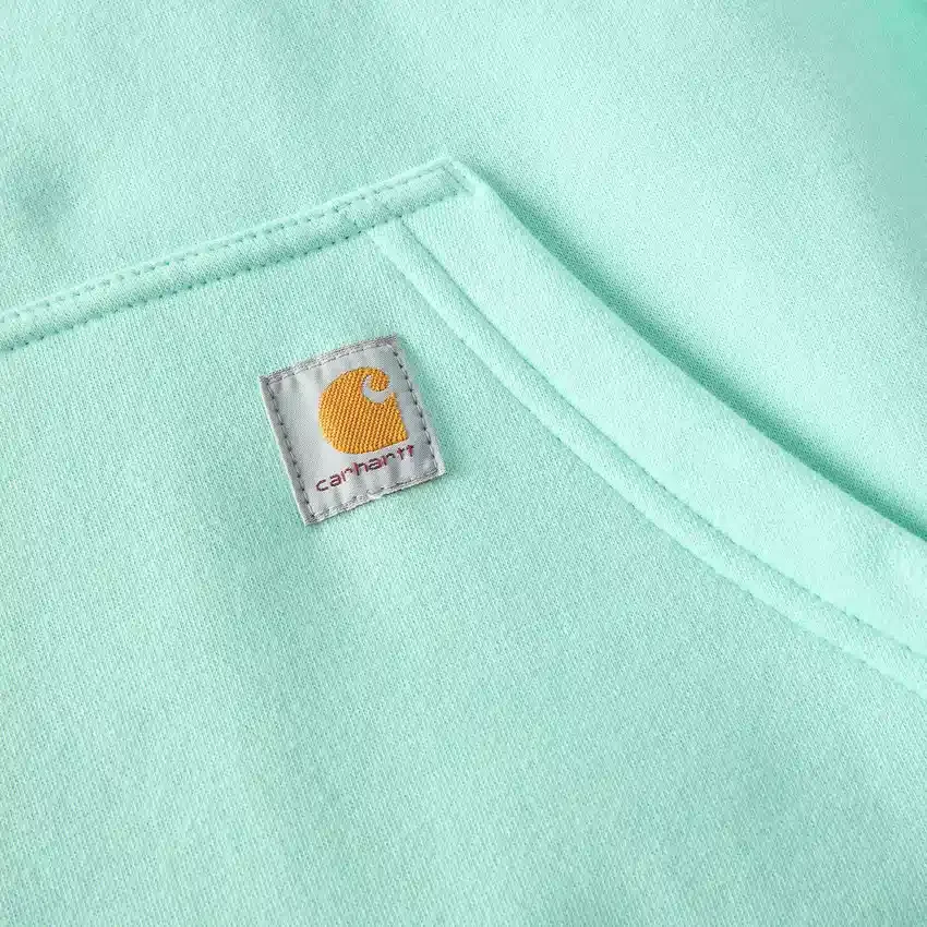 Damen-Hoodie mit «Sawyer Script Logo» auf den Armlingen