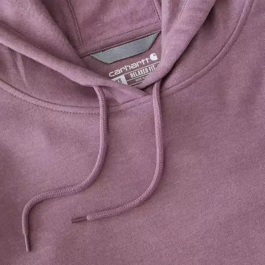 Damen-Hoodie mit «Sawyer Script Logo» auf den Armlingen