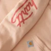 Damen-Hoodie mit «Sawyer Script Logo» auf den Armlingen