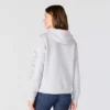Damen-Hoodie mit «Sawyer Script Logo» auf den Armlingen